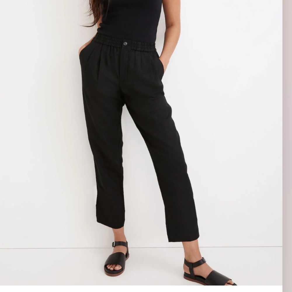 Madewell Linen-Blend Track Trousers